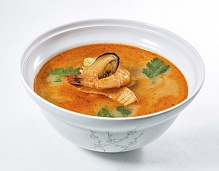Суп Том Ям с морепродуктами 